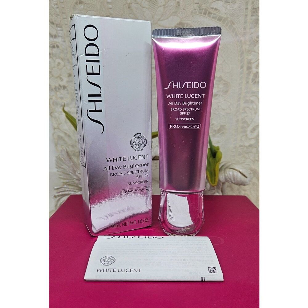 Shiseido White Lucent All Day Brightener, Broad Spectrum SPF 23, 1.8 oz.